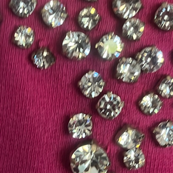 Twisted Heart Bling Y2K VTG Hot Pink Zip Up Hoodie - Picture 9 of 16